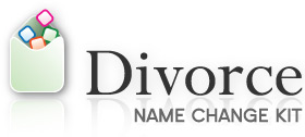 Divorce Name Change Kit