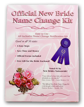 The Official New Bride Name Change Kit